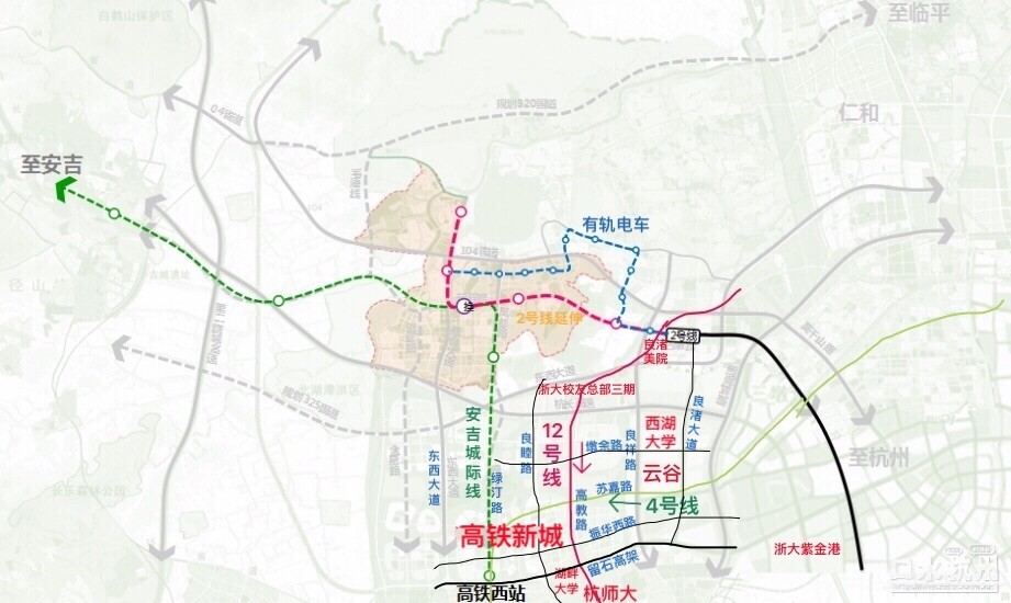 杭州地铁12号线线路图图片